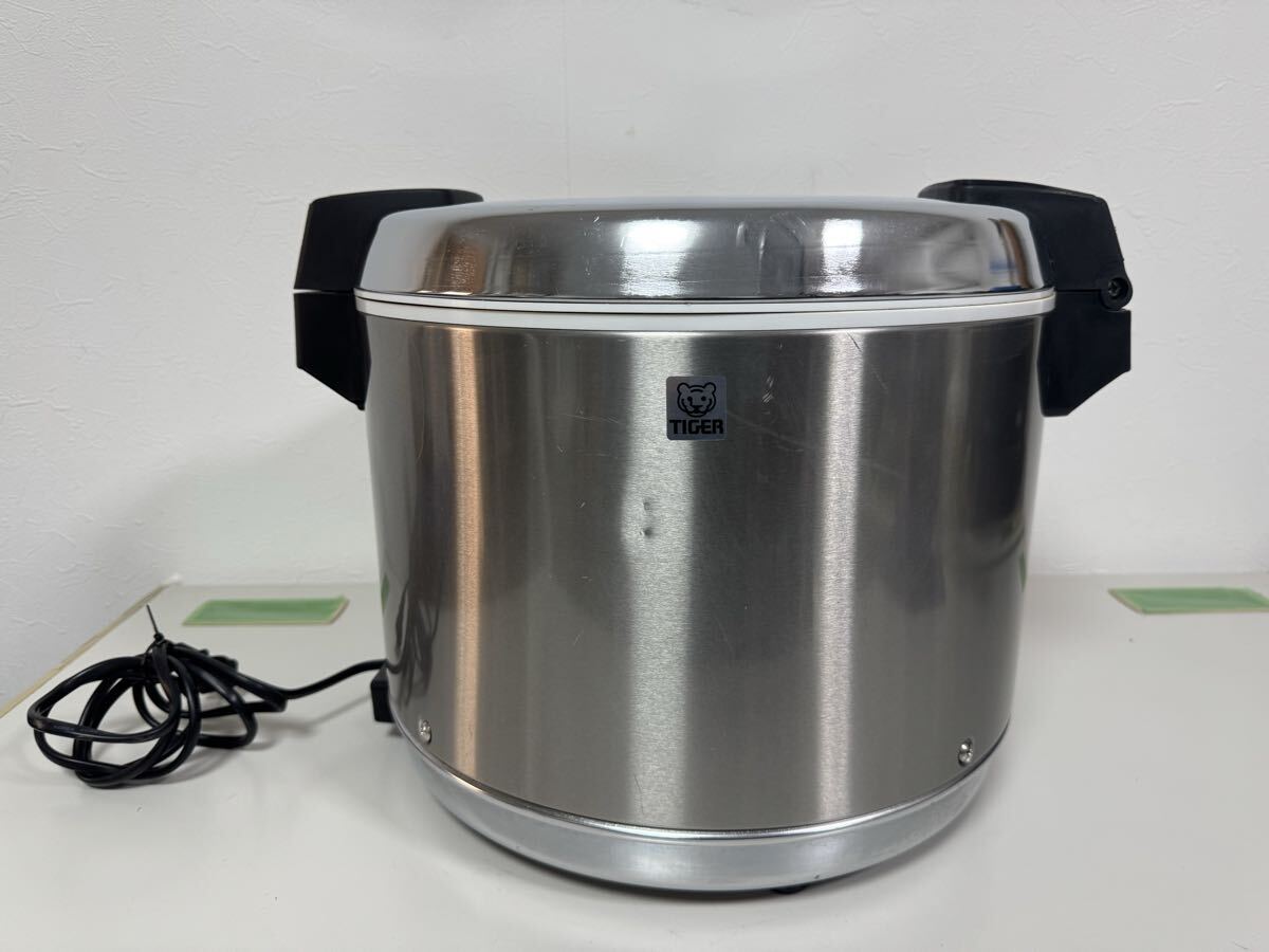 【Tiger JHA-540A】5.4L 業務用保温ジャー 動作確認済み 内部割れあり 現状品_画像1