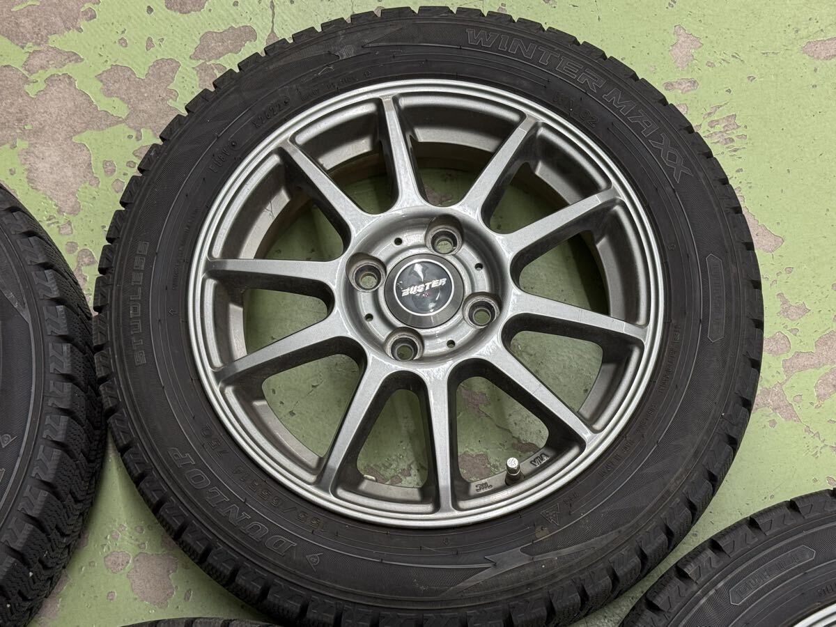 送料無料 2022年製 155/65R14 スタッドレス ダンロップ ウィンターマックス02 WM02 4本セット _画像3