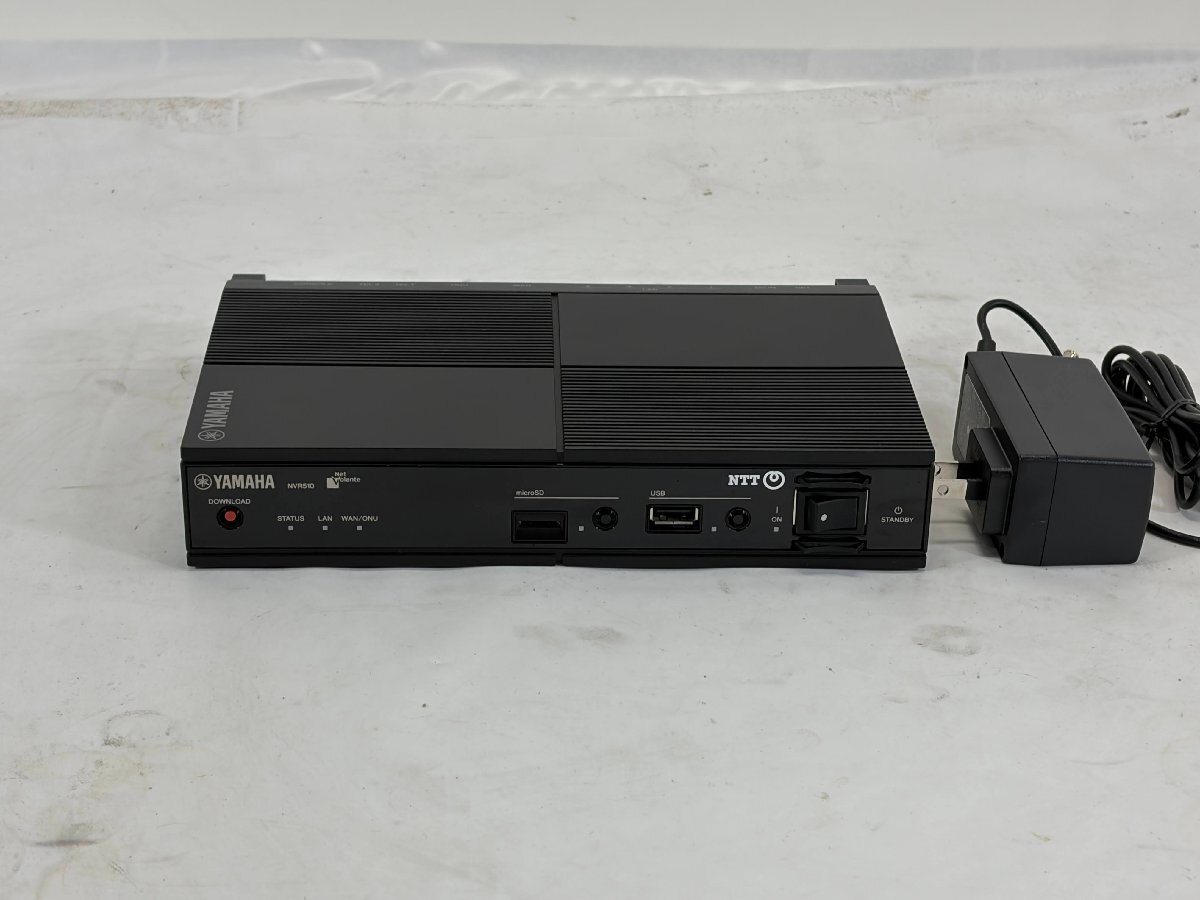 【 中古 】YAMAHA NVR510　ギガアクセスVoIPルーター ファーム最新　Rev.15.01.26　初期化済み（8）_画像1
