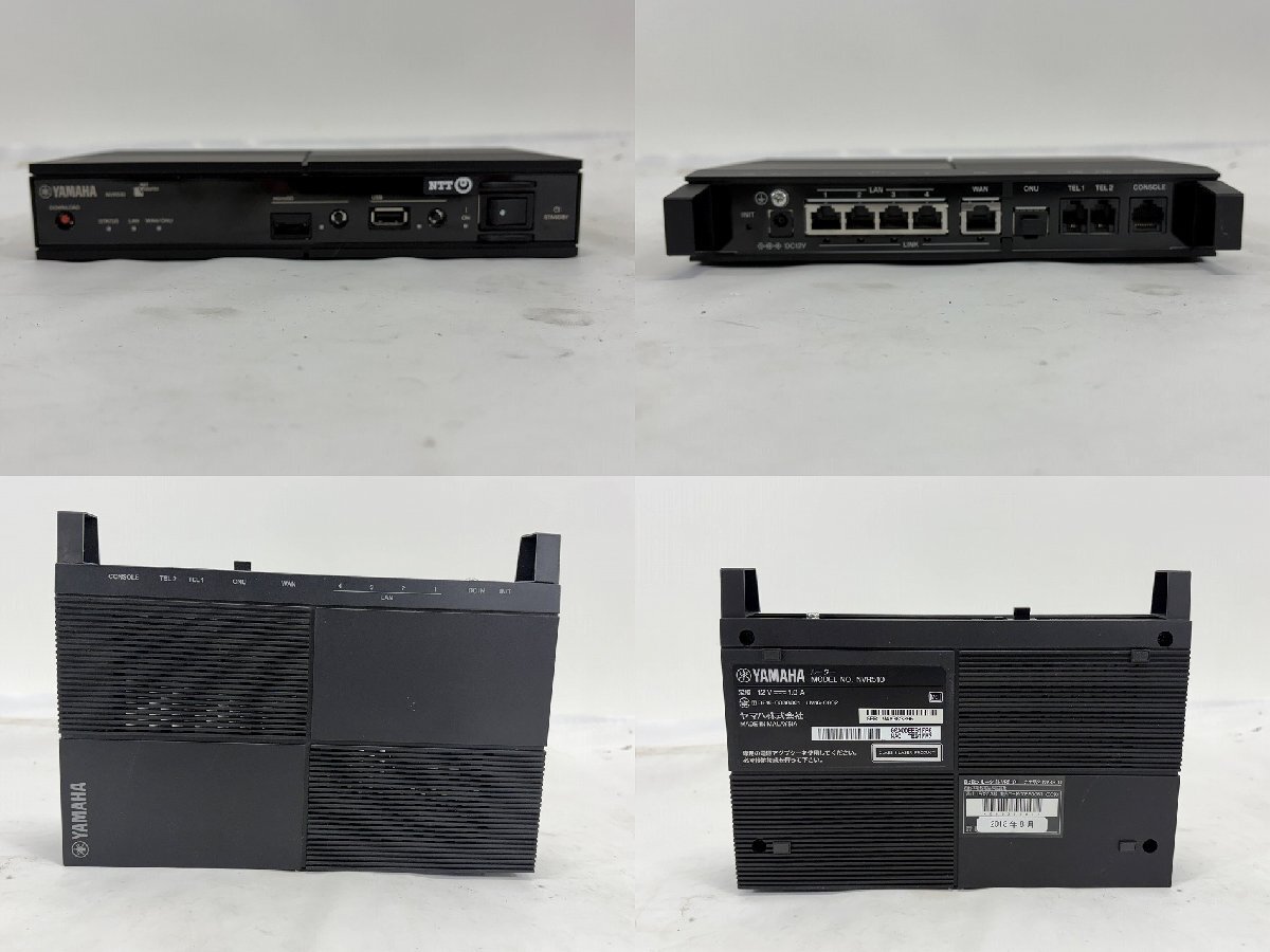 【 中古 】YAMAHA NVR510　ギガアクセスVoIPルーター ファーム最新　Rev.15.01.26　初期化済み（8）_画像4