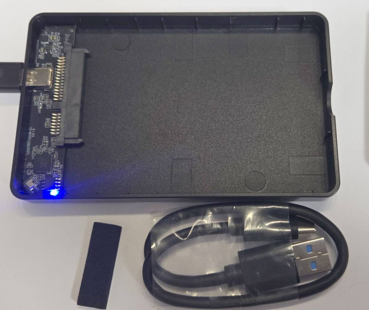 2.5インチ HDD / SSD ケース USB3.0 USB-C - USB-A 5Gbps 新品 外付け USB3.2 Gen1 _3_画像1