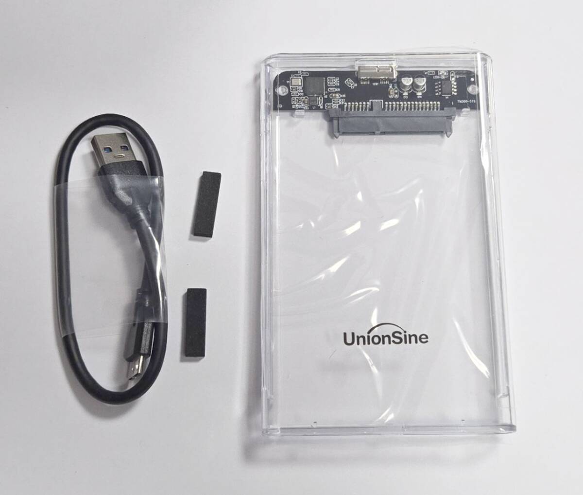 2.5インチ HDD / SSD ケース USB3.0 Micro-B - USB-A 5Gbps 新品 外付け USB3.2 Gen1 サイバーマンデー_画像1