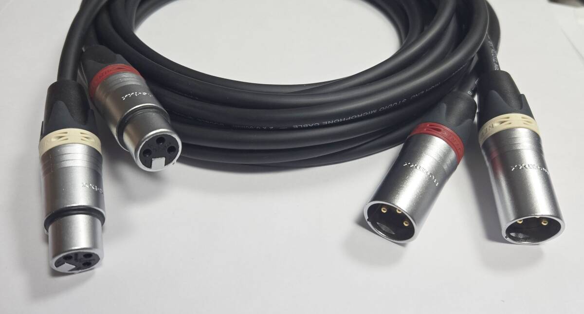 KLOTZ MC5000 約3.0M（300cm）　2本セット　XLR NEUTRIK マイクケーブル バランス　クロッツ canare mogami belden_画像4