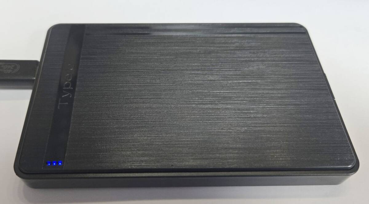 2.5インチ HDD / SSD ケース　USB3.0 USB-C - USB-A 5Gbps　新品　外付け USB3.2 Gen1　_1_画像1