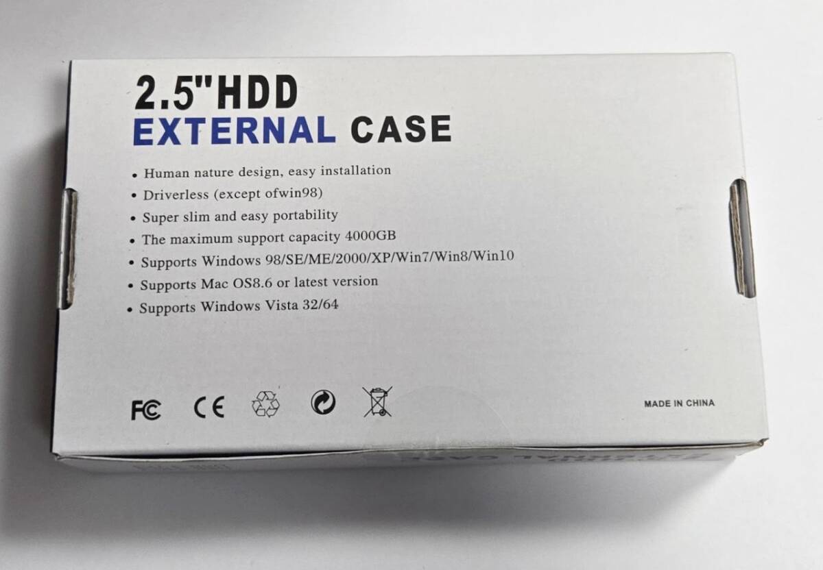 2.5インチ HDD / SSD ケース USB3.0 Micro-B - USB-A 5Gbps 新品 外付け USB3.2 Gen1 ブラックフライデー__画像7