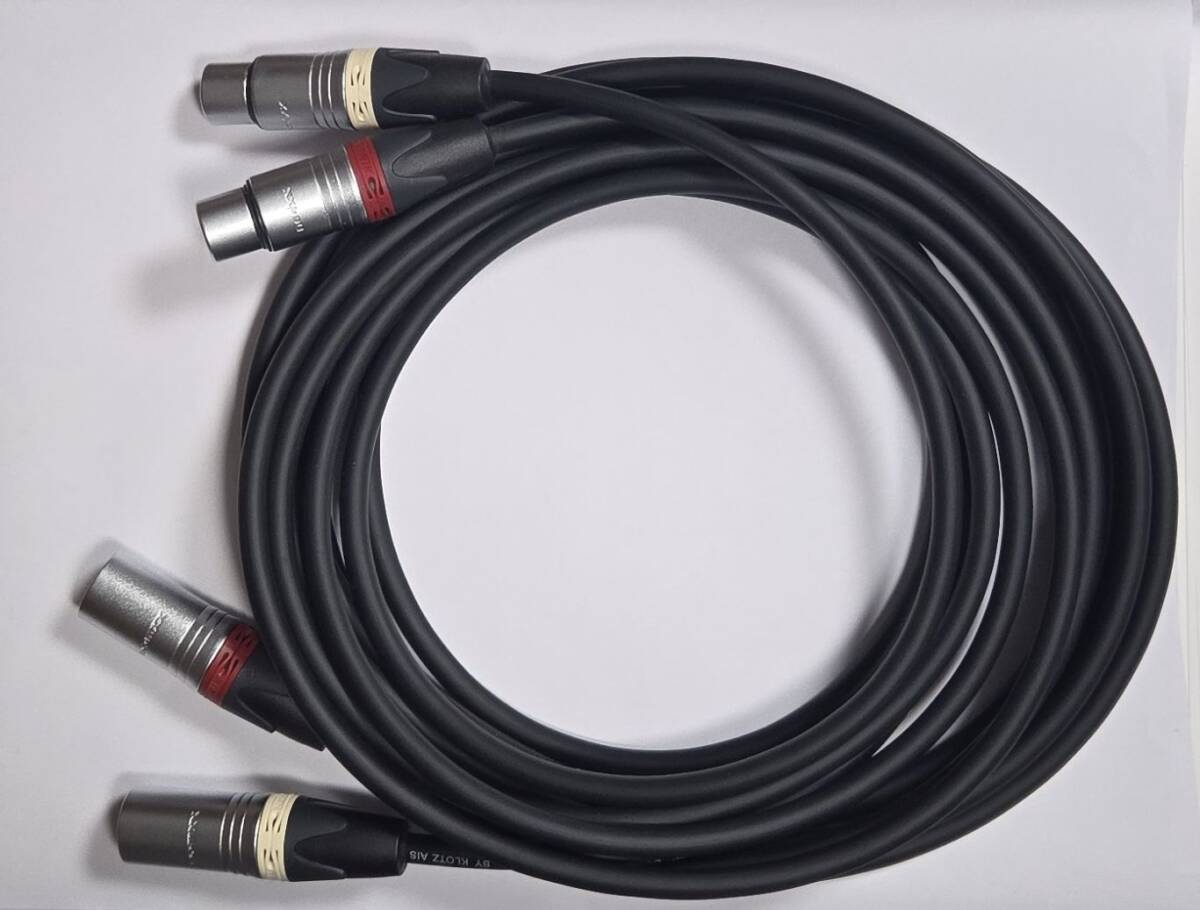 KLOTZ MC5000 約3.0M（300cm）　2本セット　XLR NEUTRIK マイクケーブル バランス　クロッツ canare mogami belden_画像1