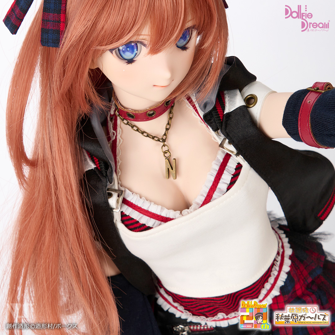 ボークス 放課後秋葉原ガールズ DD ナツキ 20th Anniversary Ver ヘッド 美品 volks Dollfie Dream natsuki DD-f3 DDS ドルフィードリーム_画像6