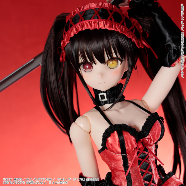 アゾン AZO2 デート・ア・ライブIV 時崎狂三 二次生産分 20mm ドールアイ 未使用品 ARC024-TKM kurumi AZONE wig DD アクリルアイ_画像4