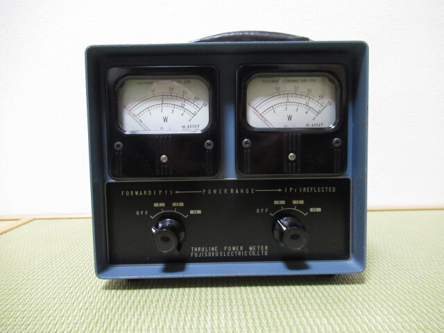 【送料込!! 美品】フジソク 通過形電力計（TLP-52W）50MHz～500MHz／最大50W_画像1