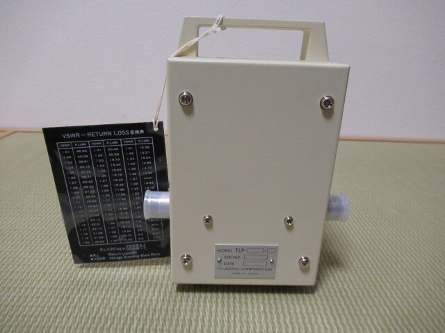 【送料込!! ほぼ未使用】フジソク 通過形電力計（TLP-801A-23）50MHz～500MHz／最大15W_画像3
