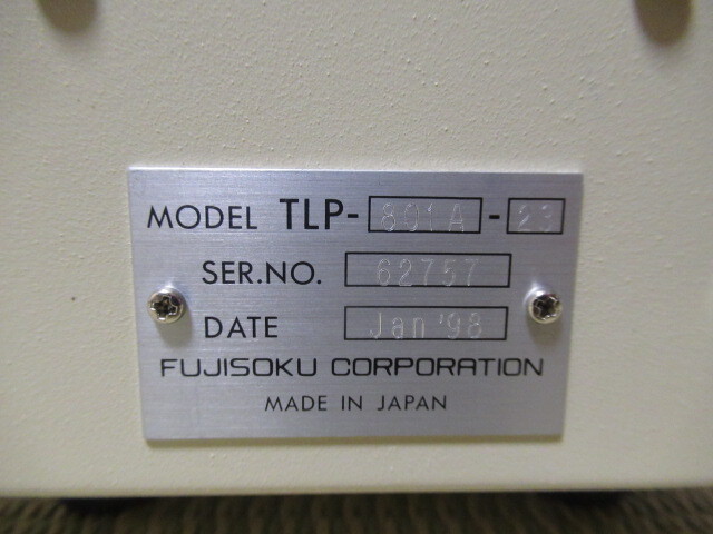 【送料込!! ほぼ未使用】フジソク 通過形電力計（TLP-801A-23）50MHz～500MHz／最大15W_画像6