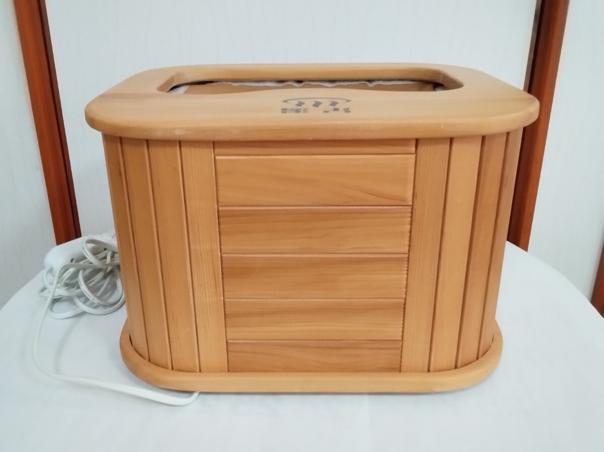 脚温器 ぽかぽか足湯ミニ わがんせ 中古品 _画像7
