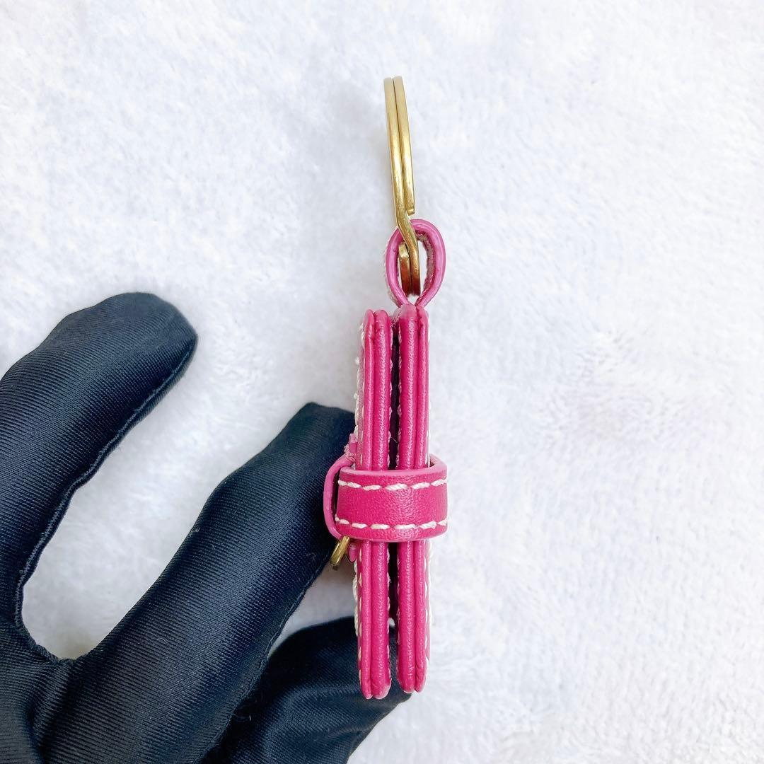 Coach Signature Picture Frame Charm Pink