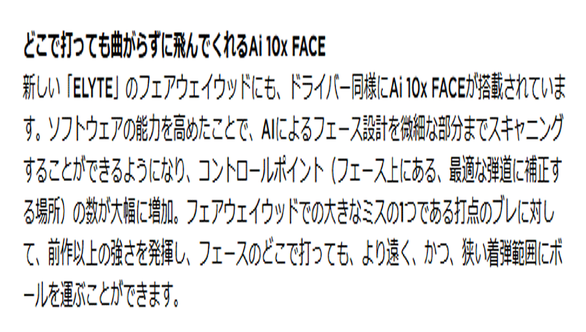 新品■2025.2■キャロウェイ■ELYTE-MAX FAST■W1:10.5■LIN-Q GREEN-40 for CALLAWAY カーボン■R■スイングデータのみをAI設計に活用■_画像10