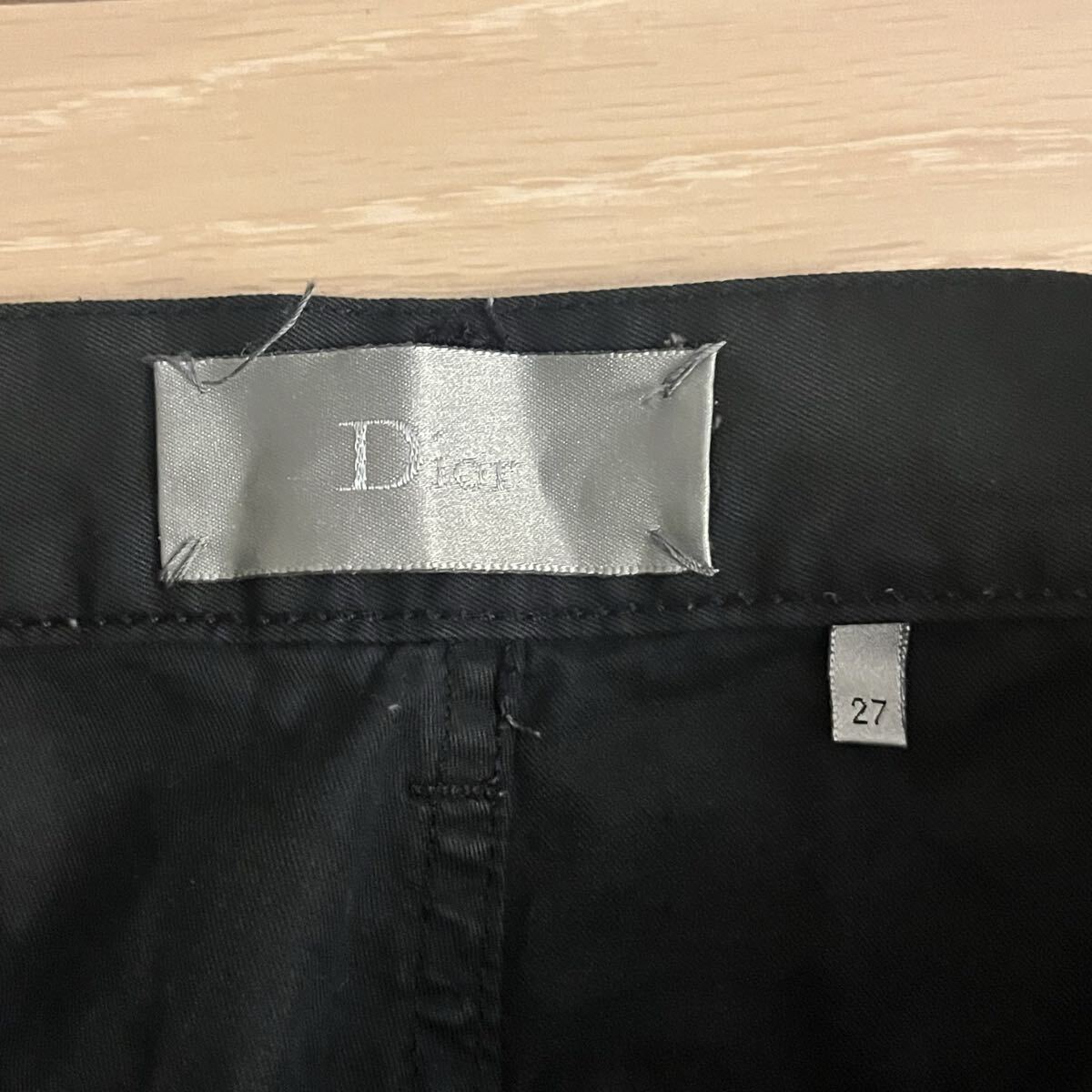 2007 Christian Dior homme 5p black pants by Hedi Slimane ディオールオム ブラック エディ期 07_画像6