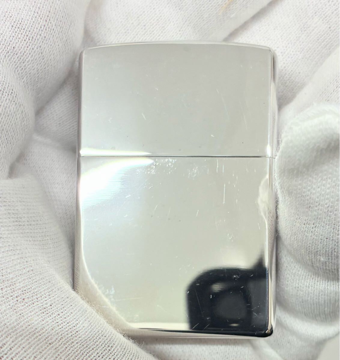 ■未使用ZIPPO ジッポ/純銀メダルイルカ/ライター 喫煙グッズ 着火未確認 長期保管品★_画像4