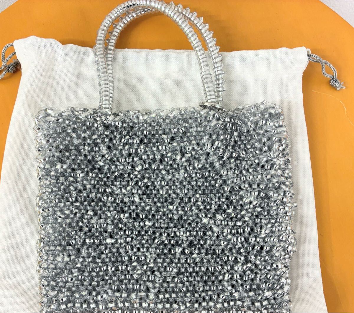 ■アンテプリマ ANTEPRIMA ワイヤーハンドバッグ シルバー ショルダーバッグ◆_画像2
