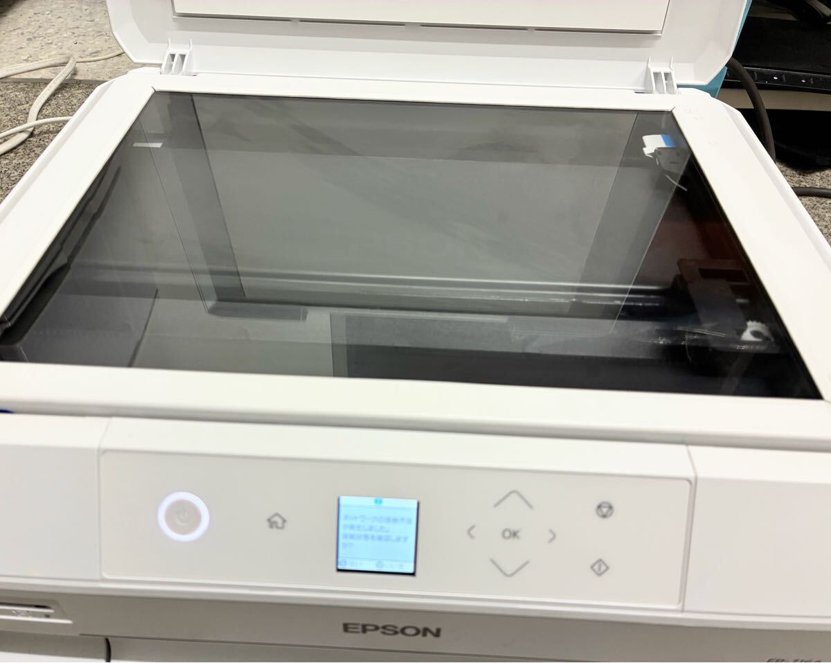 EPSON インクジェットプリンターEP-716A(ジャンク品)本体と付属インク・コンセントのみ_画像3
