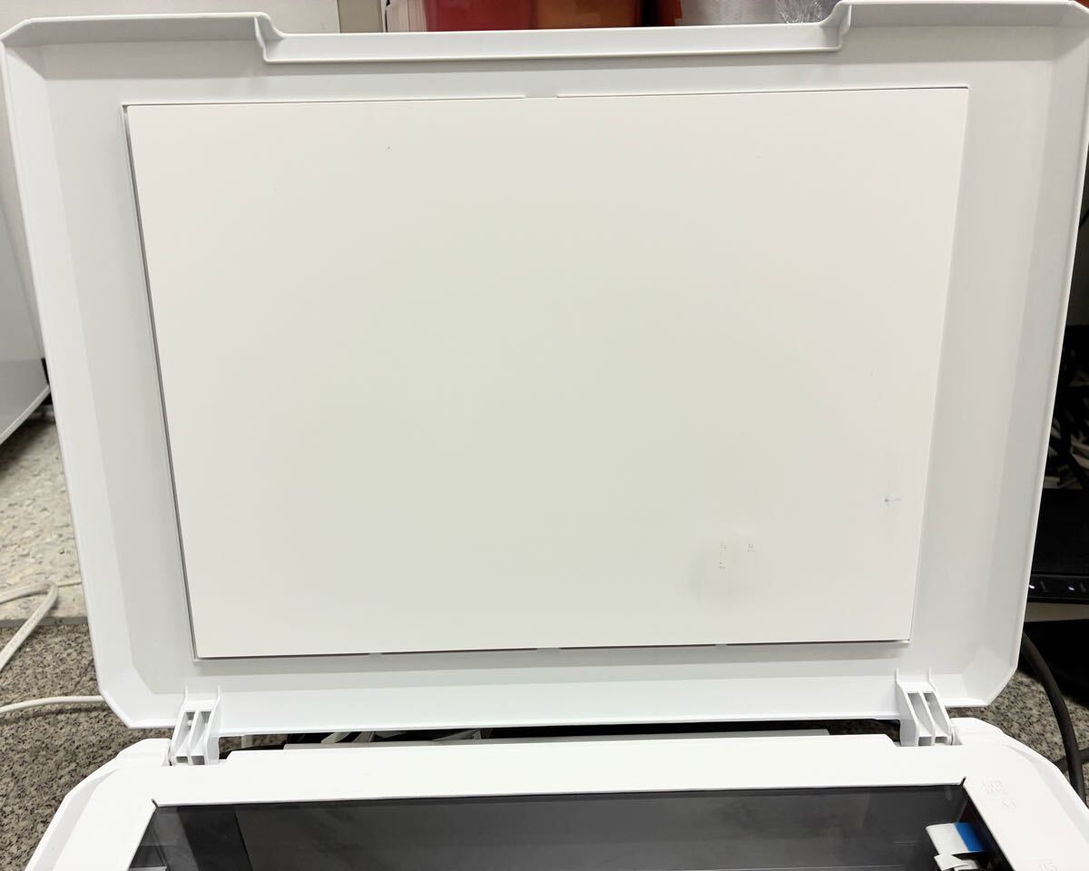EPSON インクジェットプリンターEP-716A(ジャンク品)本体と付属インク・コンセントのみ_画像4