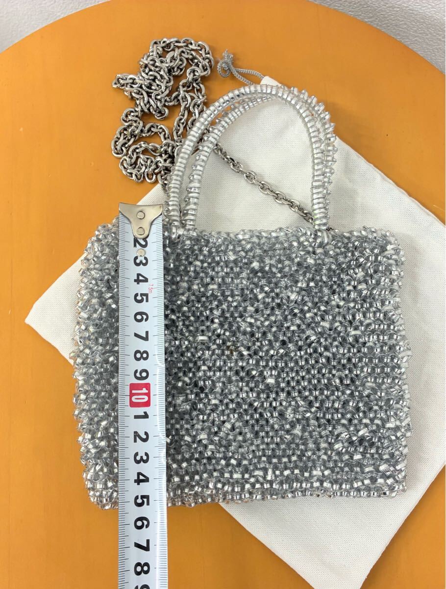 ■アンテプリマ ANTEPRIMA ワイヤーハンドバッグ シルバー ショルダーバッグ◆_画像7