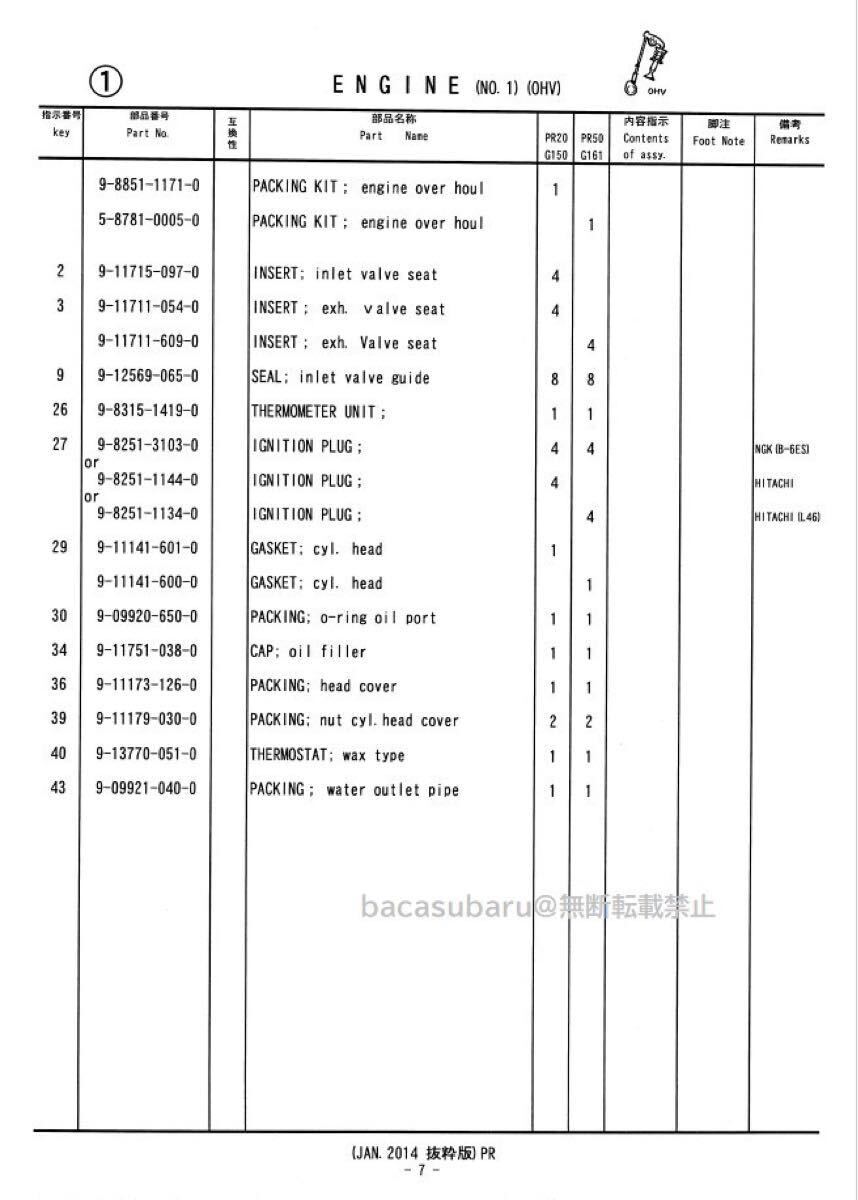 【希少】いすゞ ベレット PR パーツカタログ 1971～1972年 抜粋版 PDF_画像6