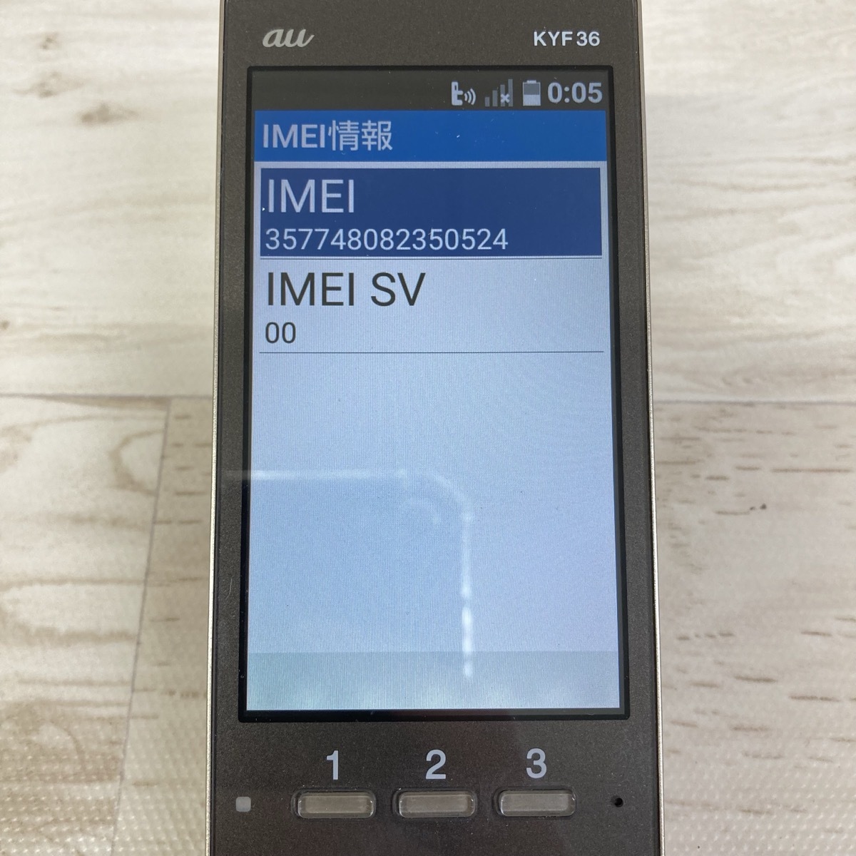  стоимость доставки 185 иен au KYOCERA Kyocera KYF36 SIM блокировка есть ограничение использования 0galake- мобильный телефон [H0498]