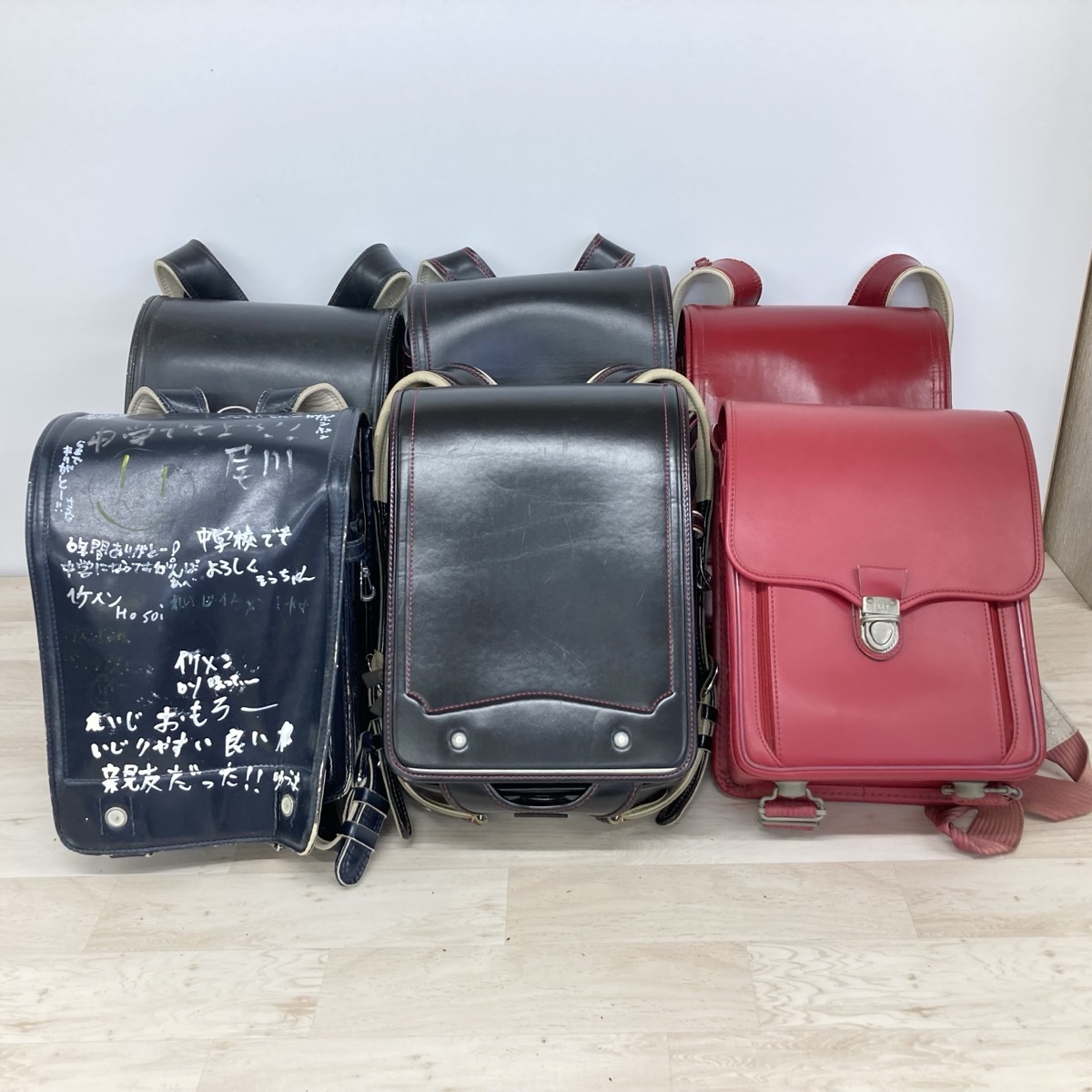 現状品 ランドセル 黒・赤 男の子・女の子 ELLE・olivier ealandなど まとめ 6点[Q0513]_画像1