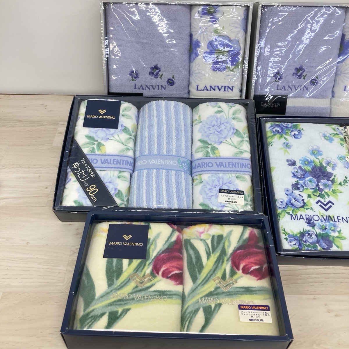 現状品 ギフト品まとめ WEDGWOOD・RALPH LAUREN・COMME CA ISM・LANVINなど タオルセット・シーツ・マット 17点[Q0516]_画像6