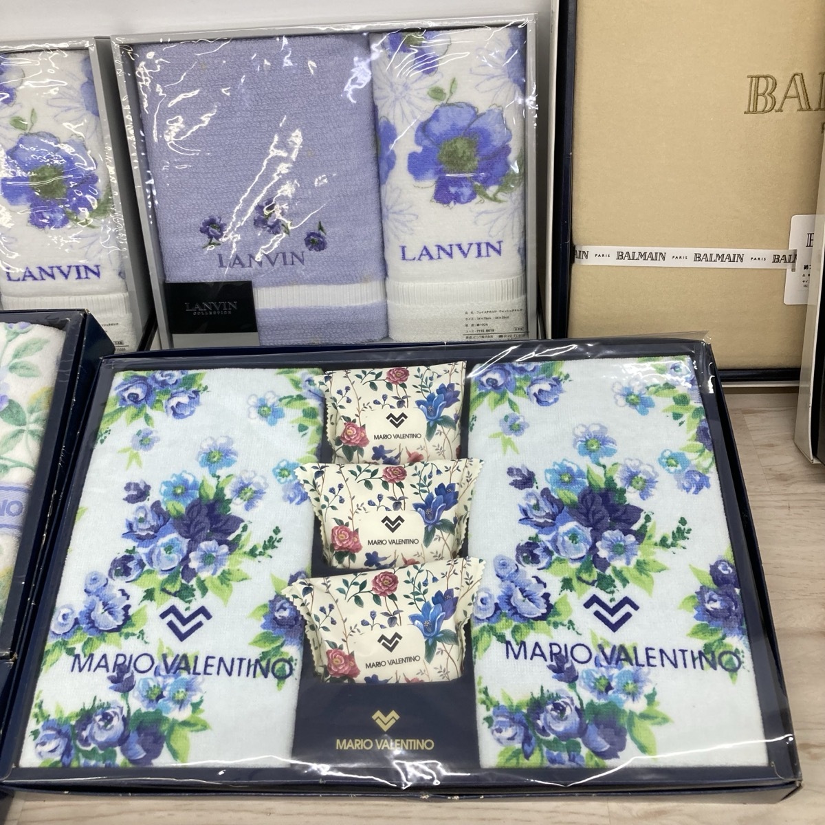 現状品 ギフト品まとめ WEDGWOOD・RALPH LAUREN・COMME CA ISM・LANVINなど タオルセット・シーツ・マット 17点[Q0516]_画像7