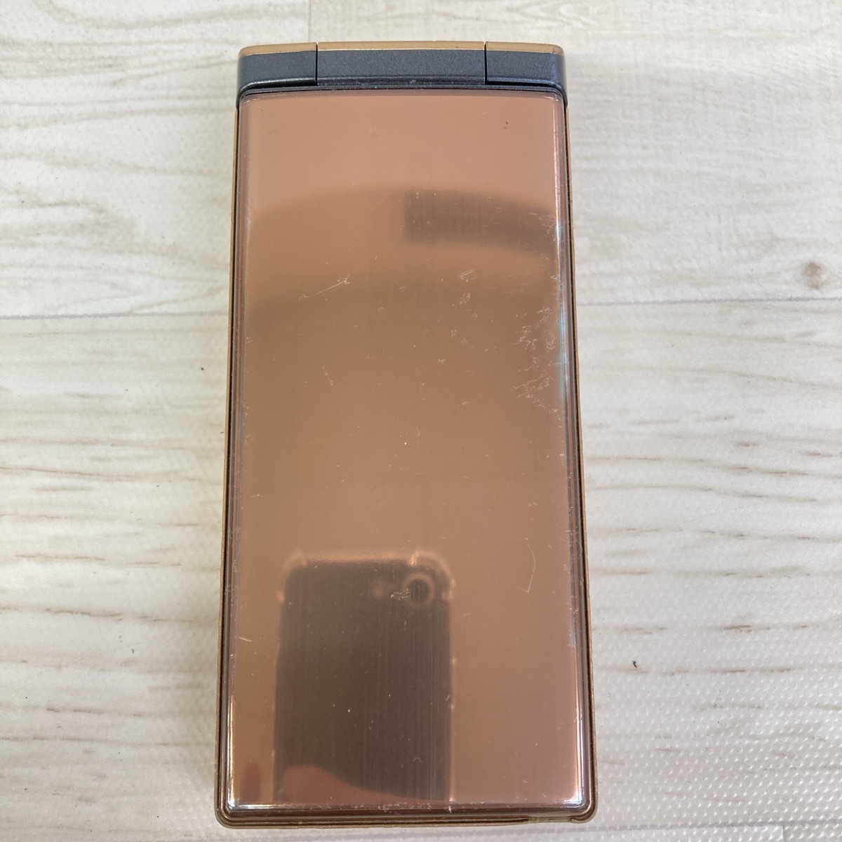 送料185円 KYOCERA 京セラ DIGNO NP502KC ゴールド SIMロックあり 利用制限○[H0649]_画像3