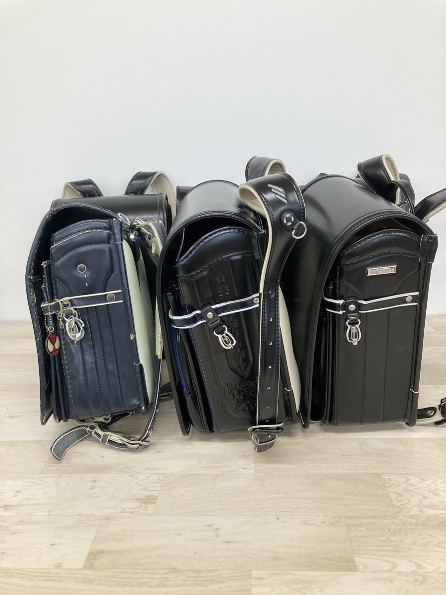 現状品 ランドセル 黒・ネイビー 男の子 MODEL ROYAL・mikiHOUSEなど まとめ 6点[Q0515]_画像4