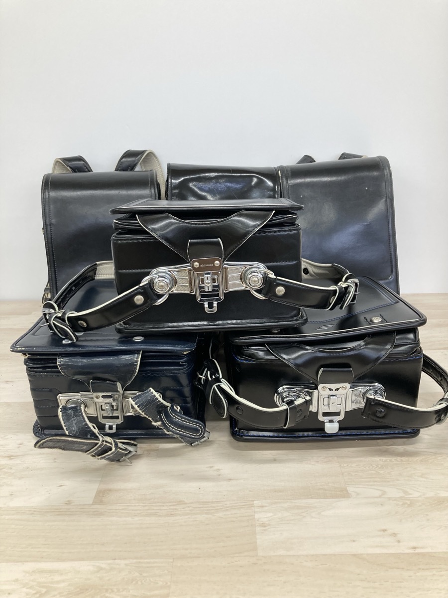 現状品 ランドセル 黒・ネイビー 男の子 MODEL ROYAL・mikiHOUSEなど まとめ 6点[Q0515]_画像5