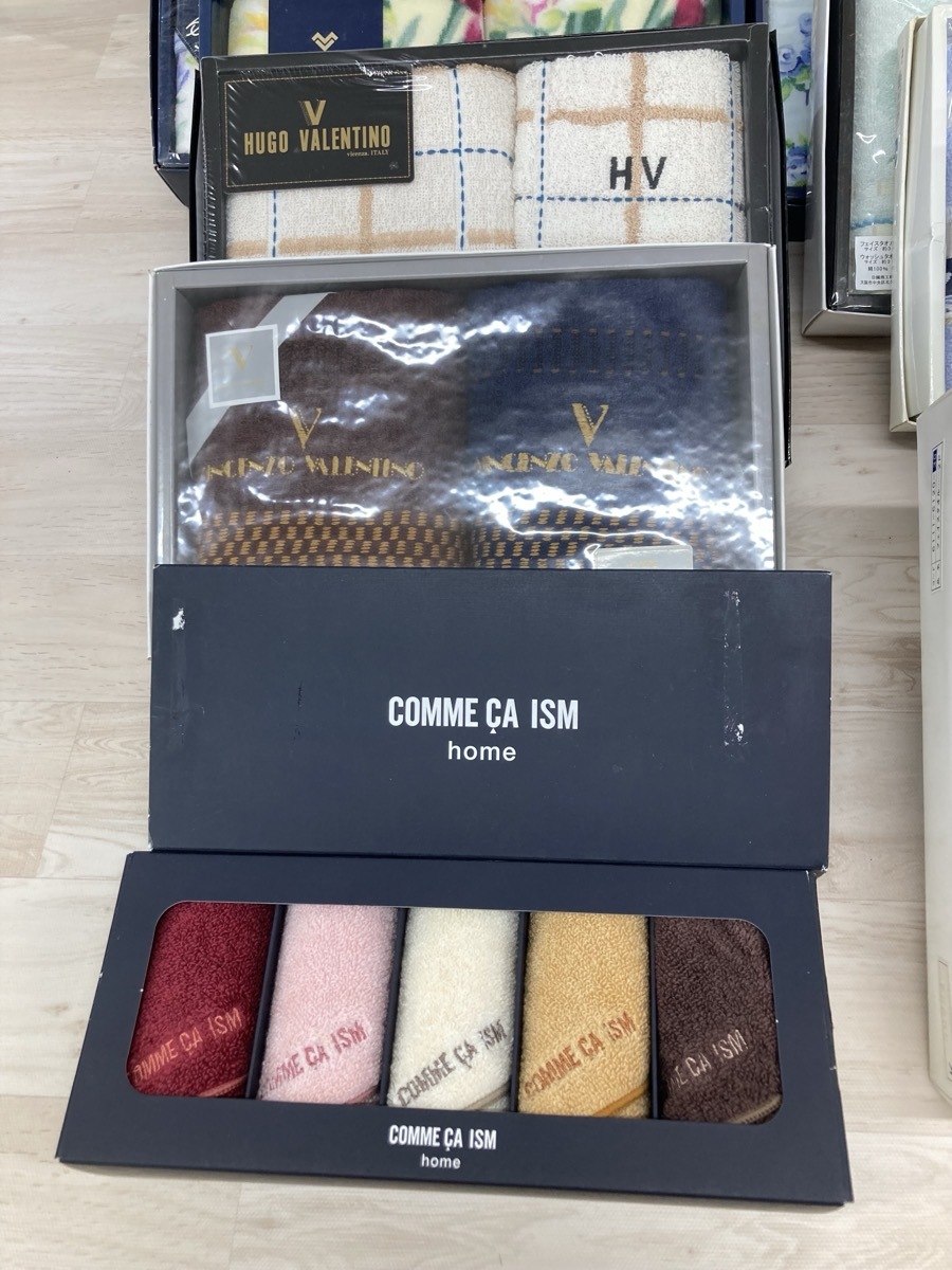 現状品 ギフト品まとめ WEDGWOOD・RALPH LAUREN・COMME CA ISM・LANVINなど タオルセット・シーツ・マット 17点[Q0516]_画像2