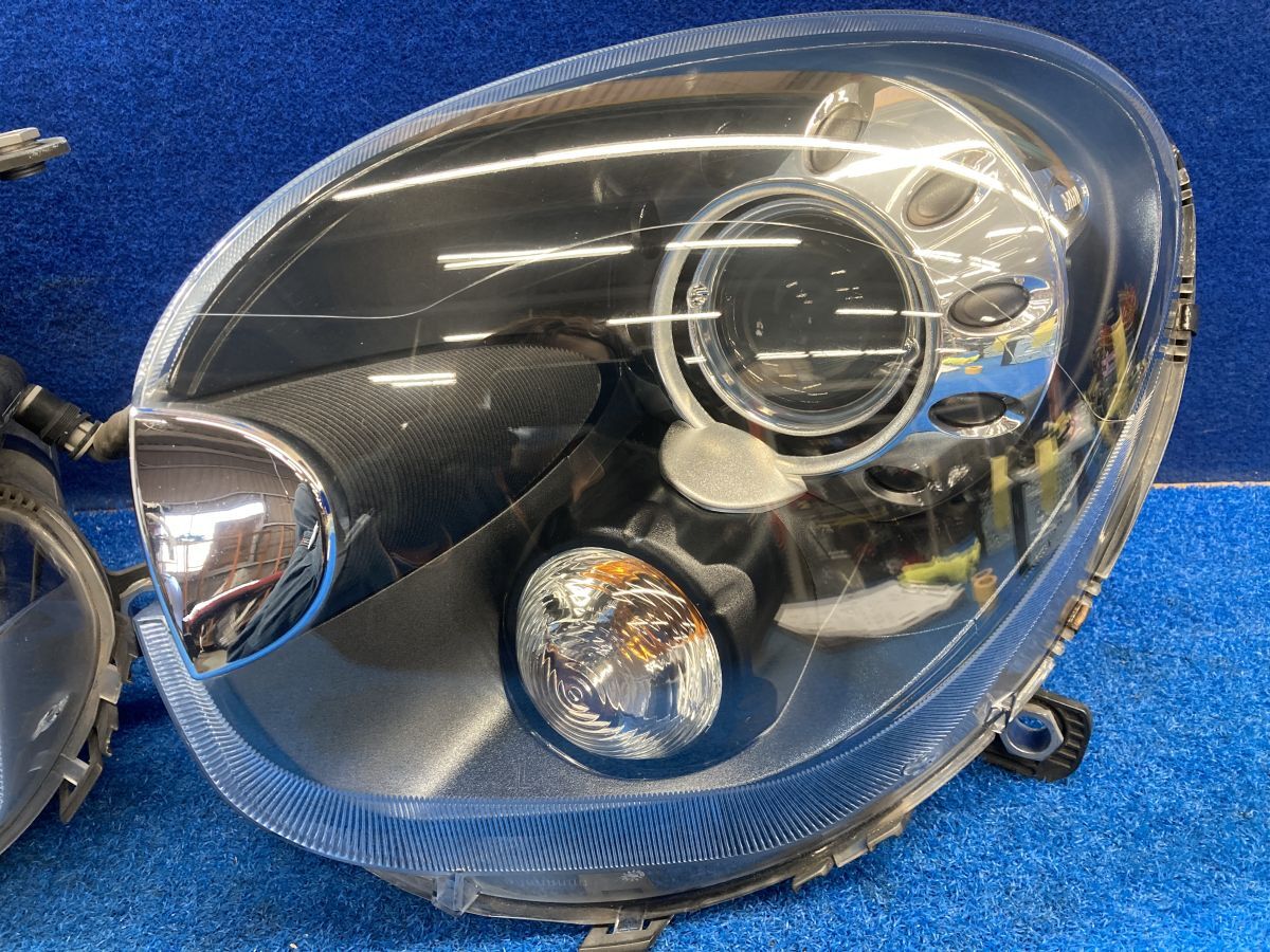 美品★ BMW MINI ミニ クーパー ペースマン DBA-SS16S 純正 ヘッドライト ランプ インナーブラック HID 左右 セット_画像5