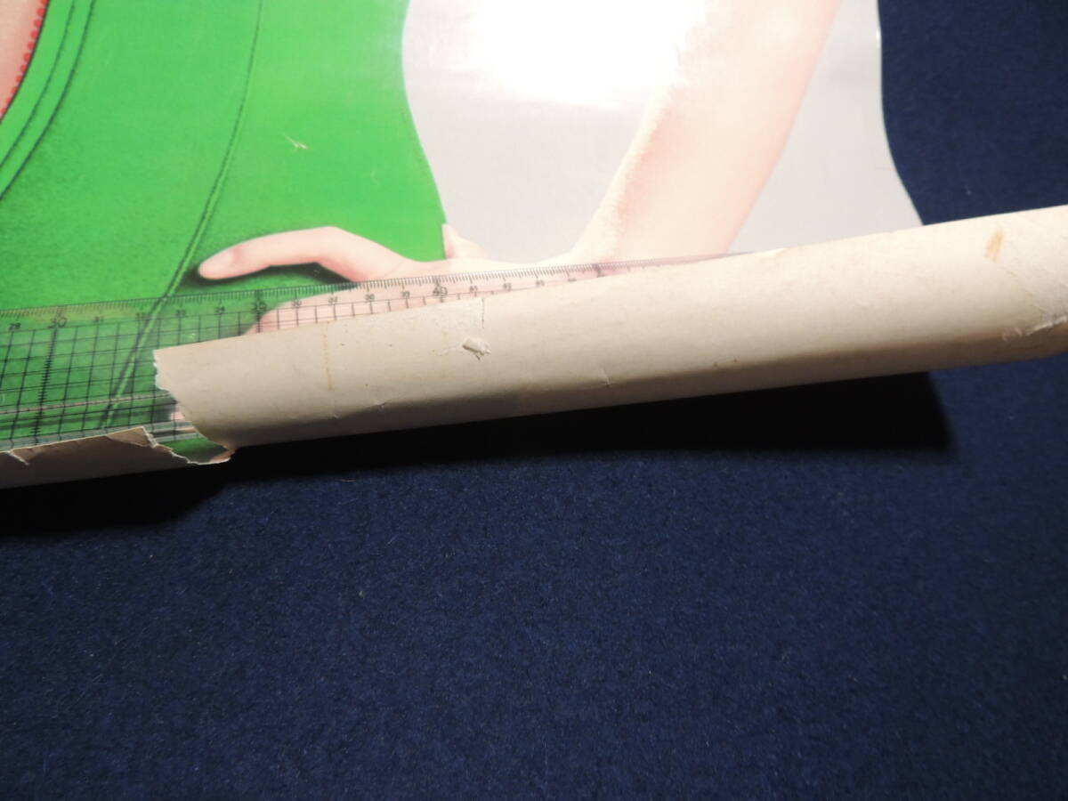 レトロなポスター「フジカラー　Ｆ-Ⅱ、山口百恵」海女、水着、当時モノ＞昭和、パンフ、フジフィルム、F-2_画像6