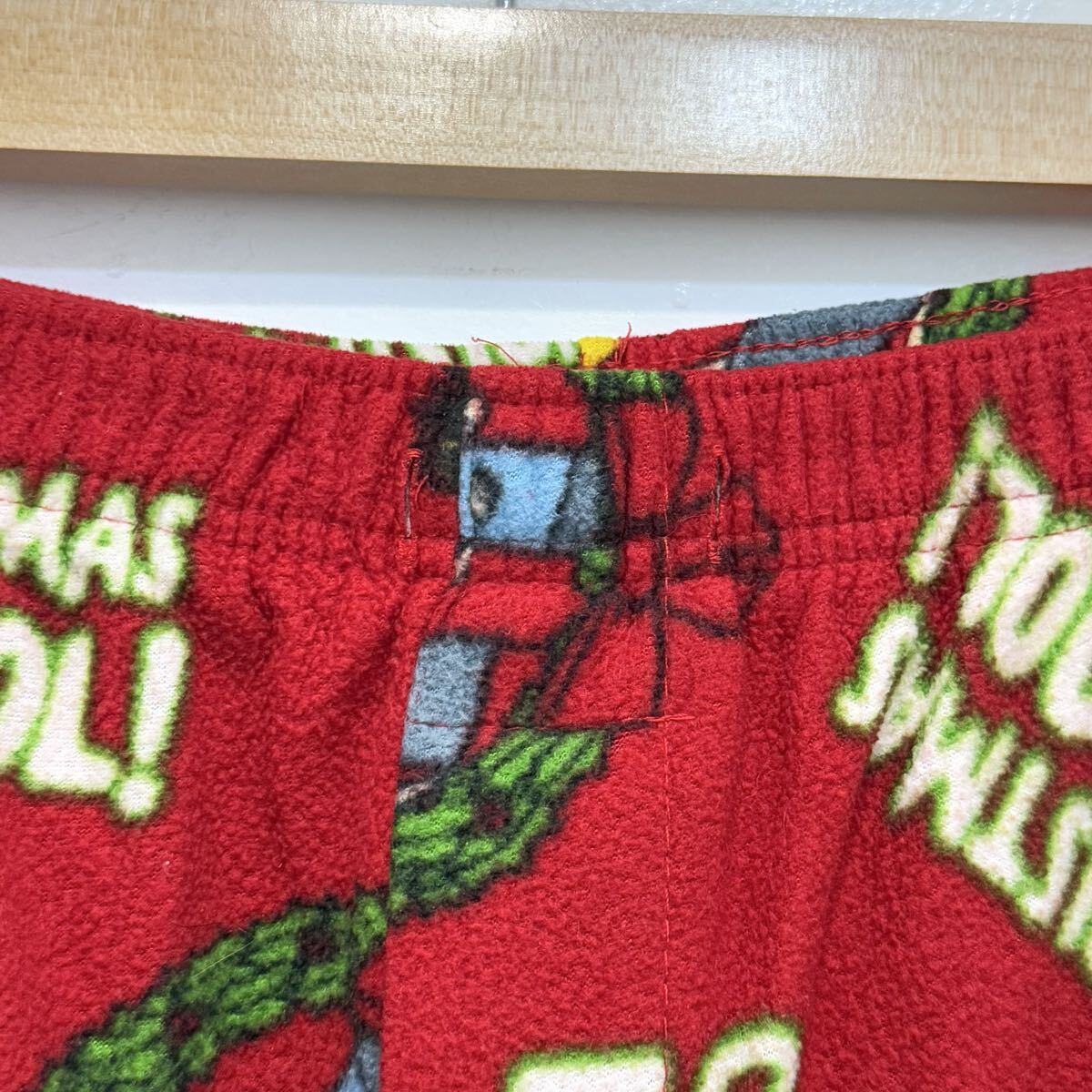 Beavis and Butthead パジャマパンツ L レッド 総柄 イージーパンツ キャラクター クリスマス アニメ ビーバス・アンド・バッドヘッド_画像5