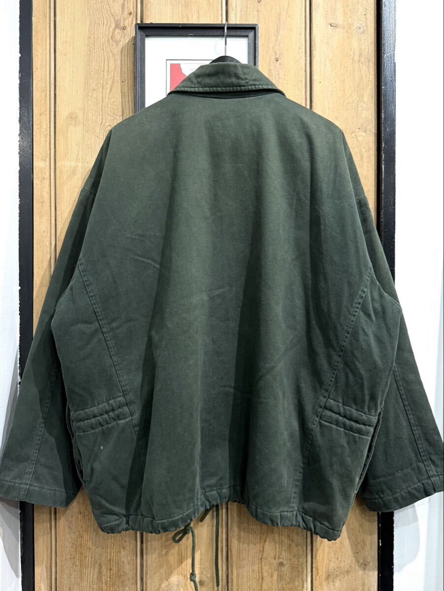 90s Guess Jeans Fireman Jacket ゲス ジーンズ ファイヤーマン ジャケット ダークグリーン M_画像2
