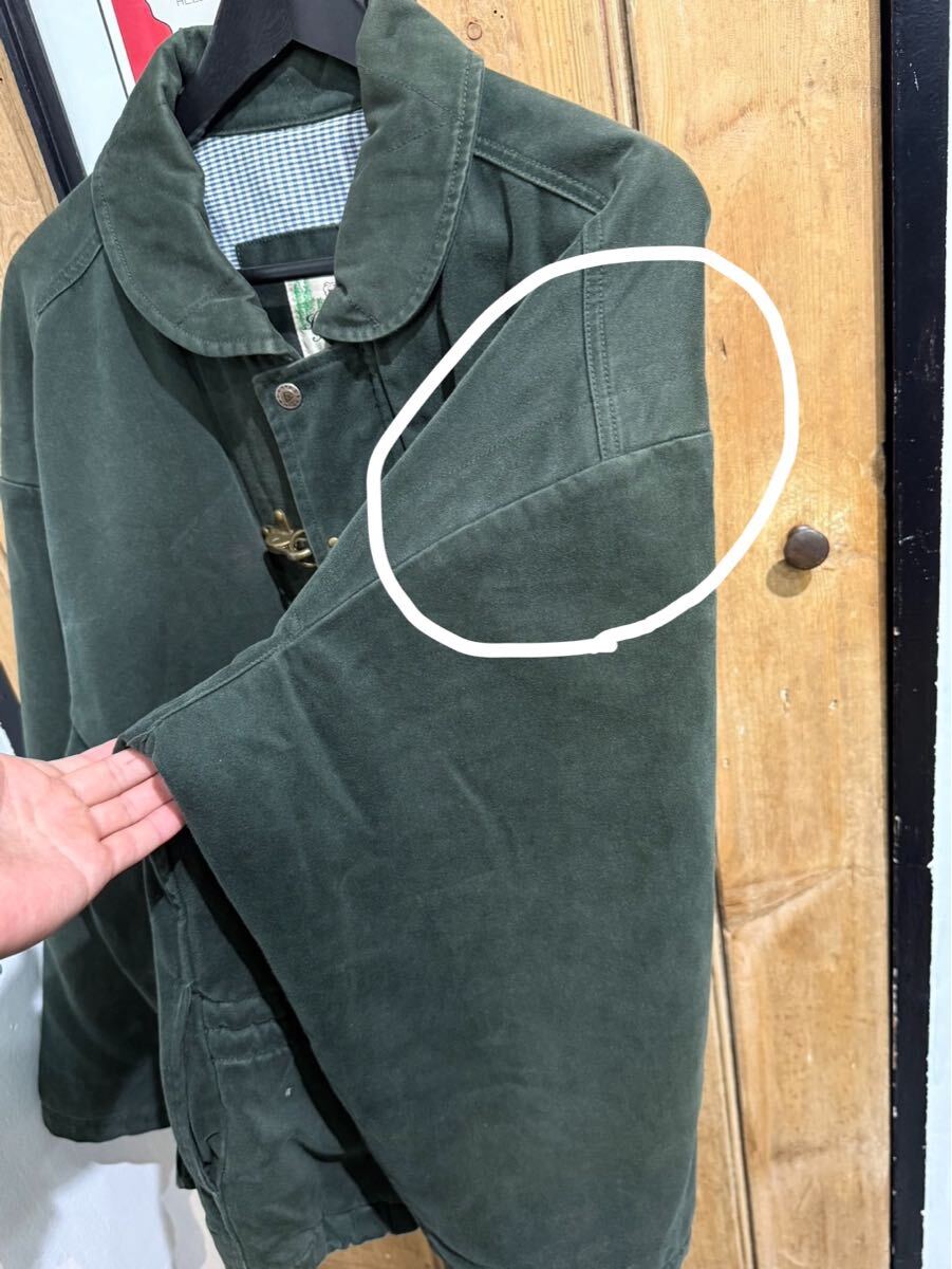 90s Guess Jeans Fireman Jacket ゲス ジーンズ ファイヤーマン ジャケット ダークグリーン M_画像8