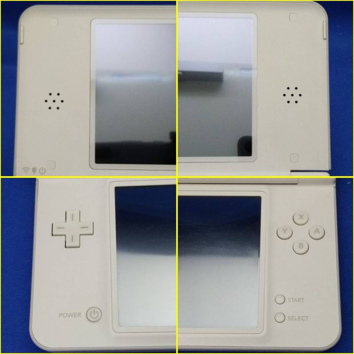 【美品/ソフト6点付】 NINTENDO DSi LL ホワイト/ニンテンドーディーエスアイエルエル/任天堂/UTL-001(JPN)/NDS/ゲーム機_画像4