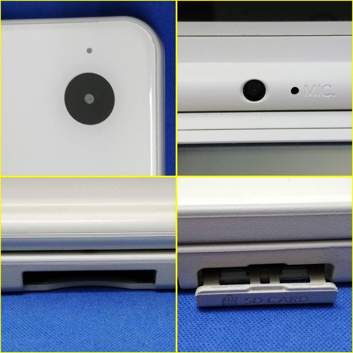 【美品/ソフト6点付】 NINTENDO DSi LL ホワイト/ニンテンドーディーエスアイエルエル/任天堂/UTL-001(JPN)/NDS/ゲーム機_画像7