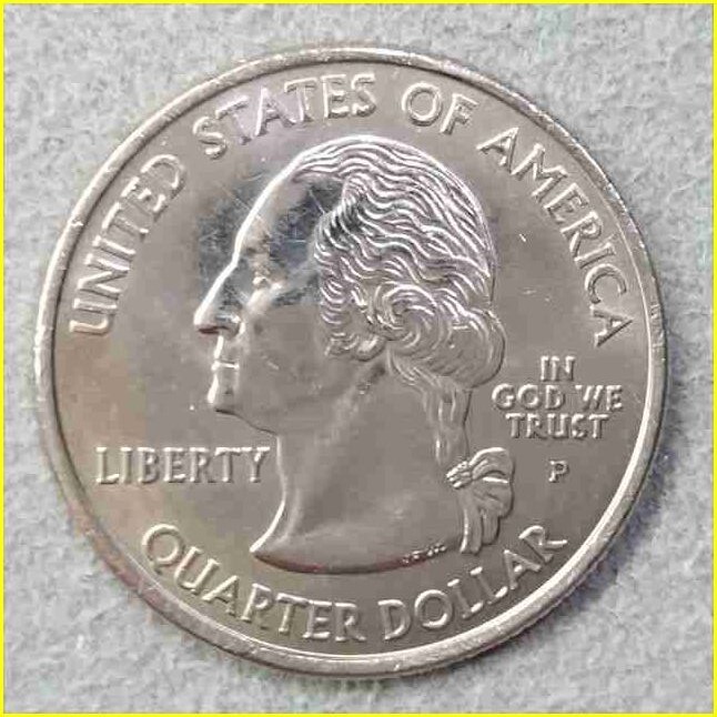 【アメリカ 50州25セント硬貨《オクラホマ州》2008年】クォーターダラーコイン/50州25セント硬貨プログラム/The 50 State Quarters Program_画像3