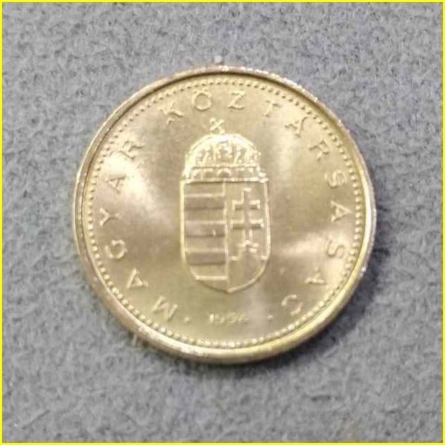 【ハンガリー 1フォリント 硬貨/1994年】 1 FORINT/旧硬貨/コイン/古銭_画像4