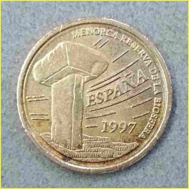 【スペイン 5ペセタ 記念硬貨/1997年】 5 PTAS/バレアレス諸島/アルミ青銅貨/旧硬貨/コイン/古銭_画像3