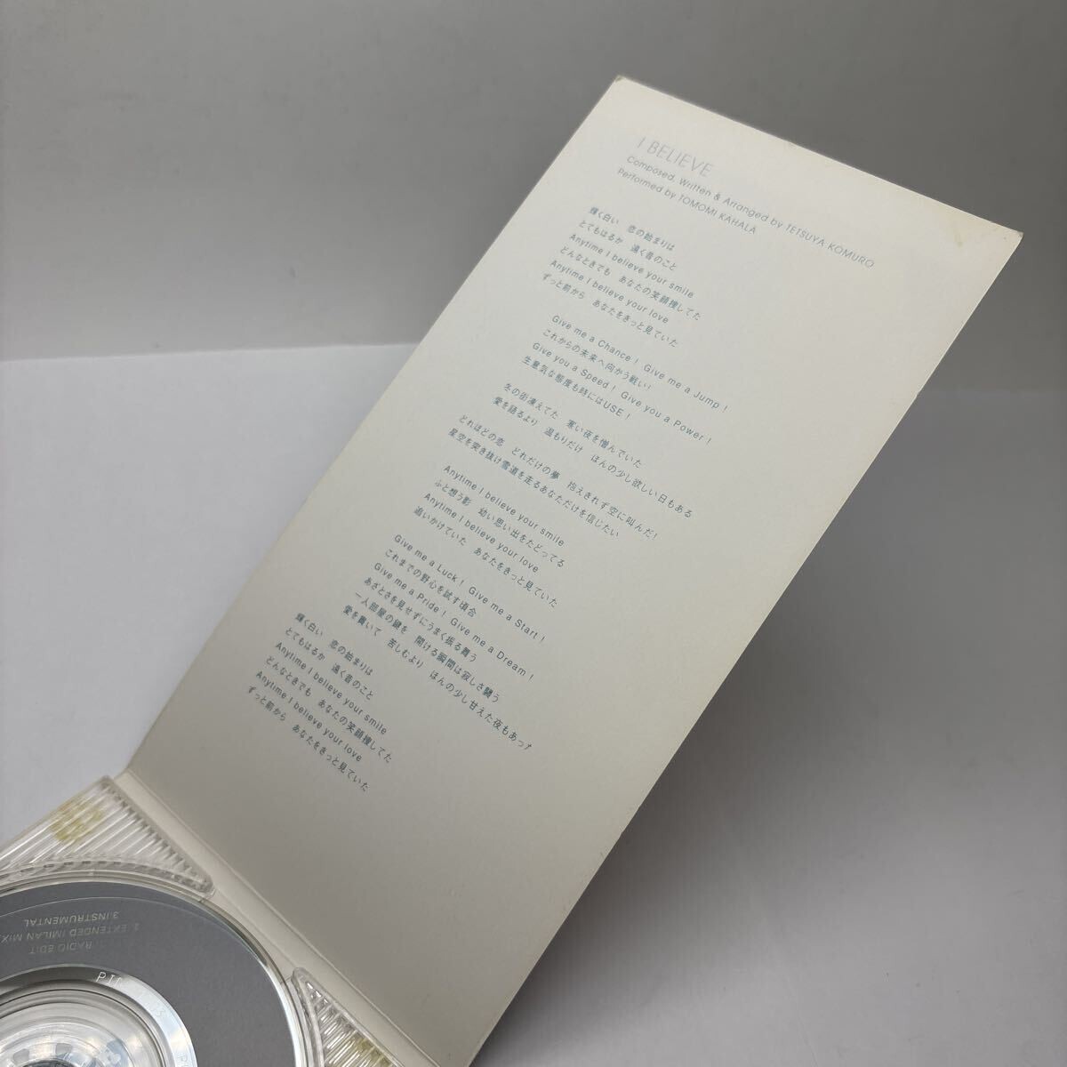 美盤 CD 8cm I BELIEVE/華原朋美_画像5