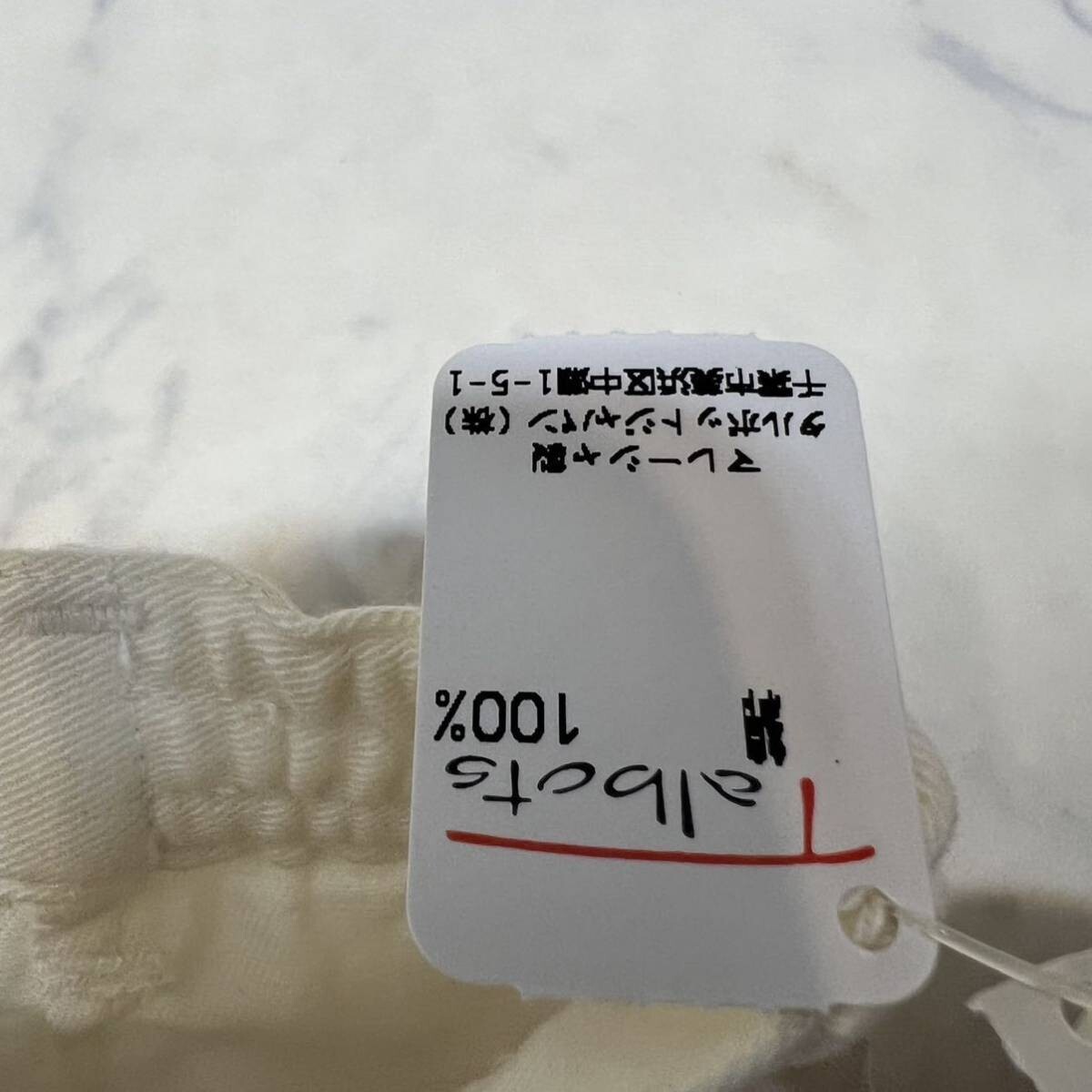 新品 タグ付き TALBOTS タルボット ハーフパンツ アイボリー 綿100% サイズ3 ベビー 子供服 ショートパンツ_画像3