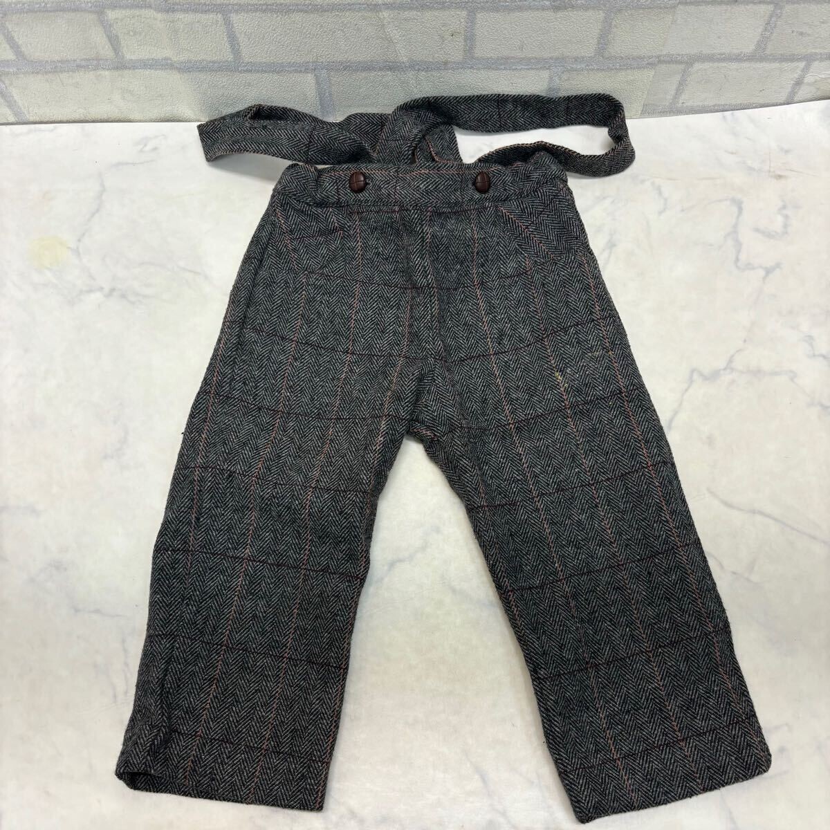 極美品 1回のみ着用 PEPA LONDON パンツ キッズ 子供服 男の子 茶 ブラウン 2歳 サイズ2y_画像1