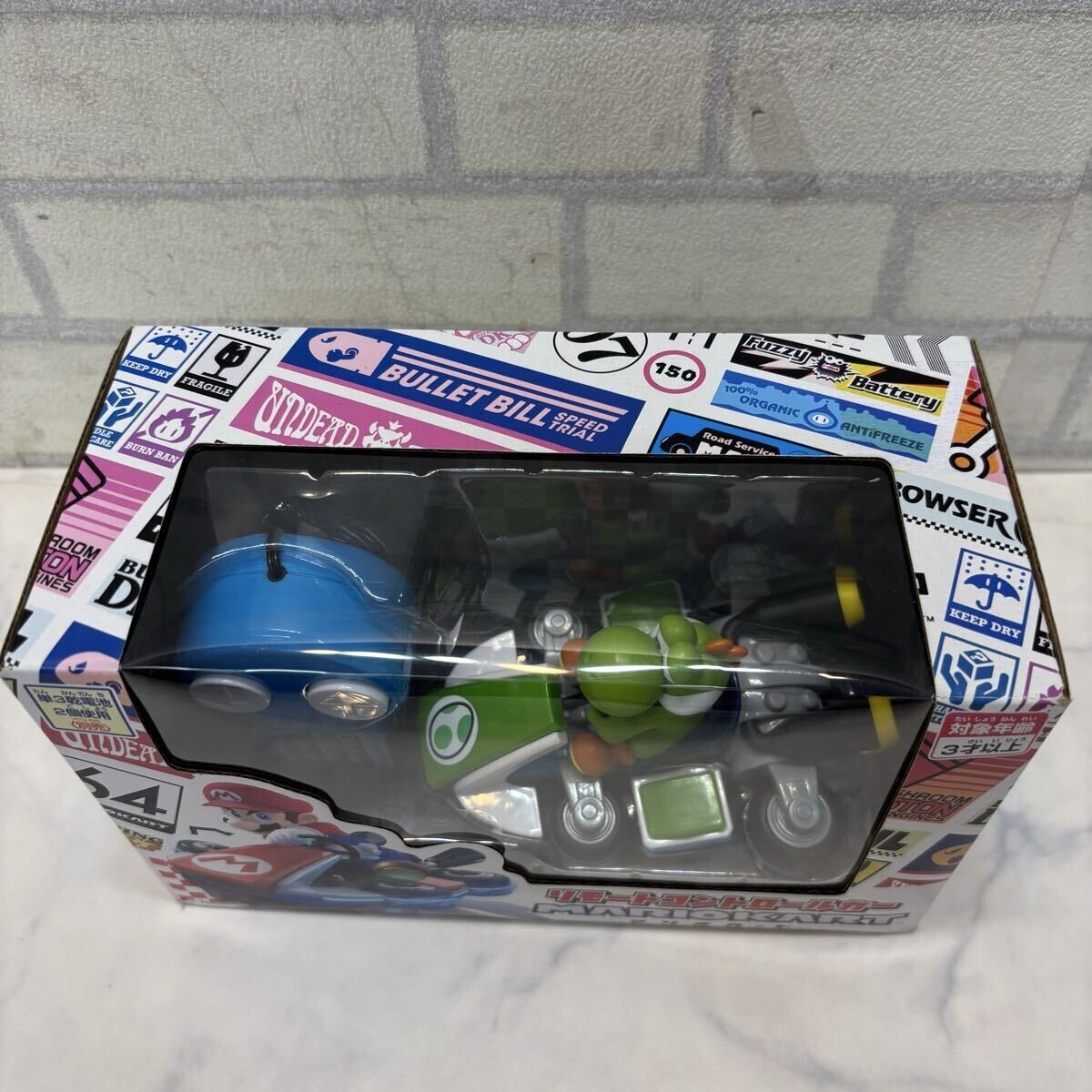 未使用 未開封 マリオカート ラジコン ヨッシー スーパーマリオ リモートコントロールカー_画像2