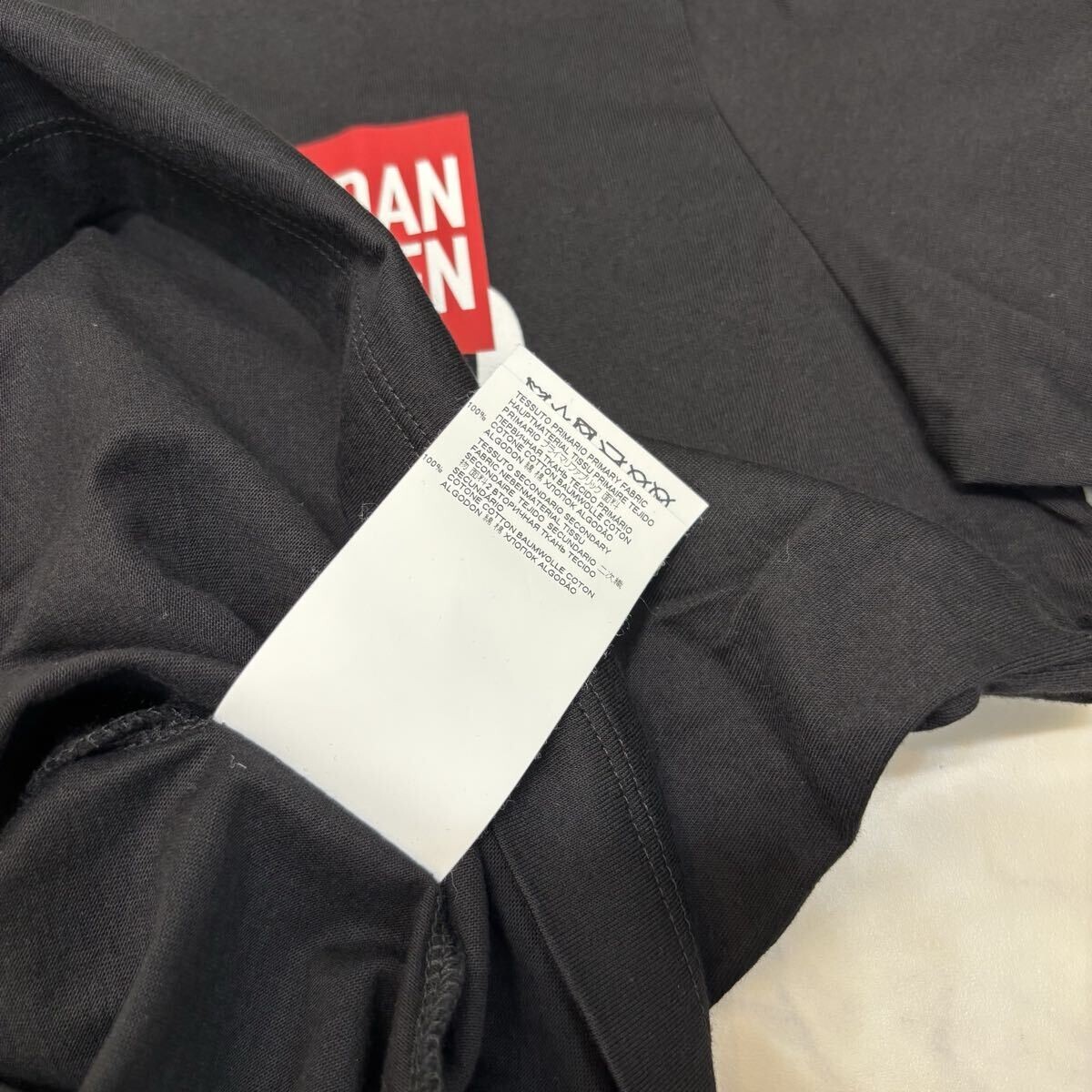 新品 タグ付き ディースクエアード2 半袖 Tシャツ DSQUARED2 メンズ ブラック 黒 S71GD1021 M 綿100%_画像9