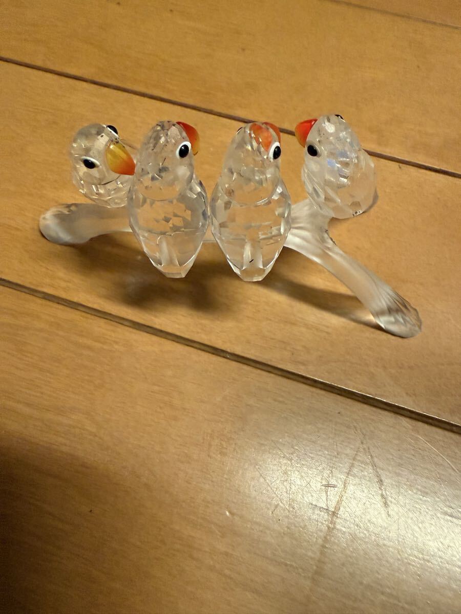  Swarovski crystal птица украшение 