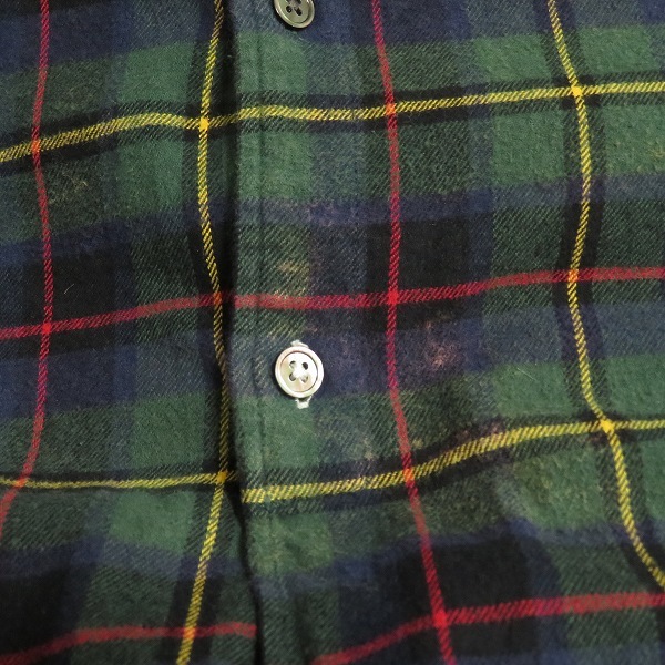 #anc Frapbois половина FRAPBOIS half рубашка блуза фланель рубашка 1 зеленый красный желтый проверка нашивка .. . женский [948966]